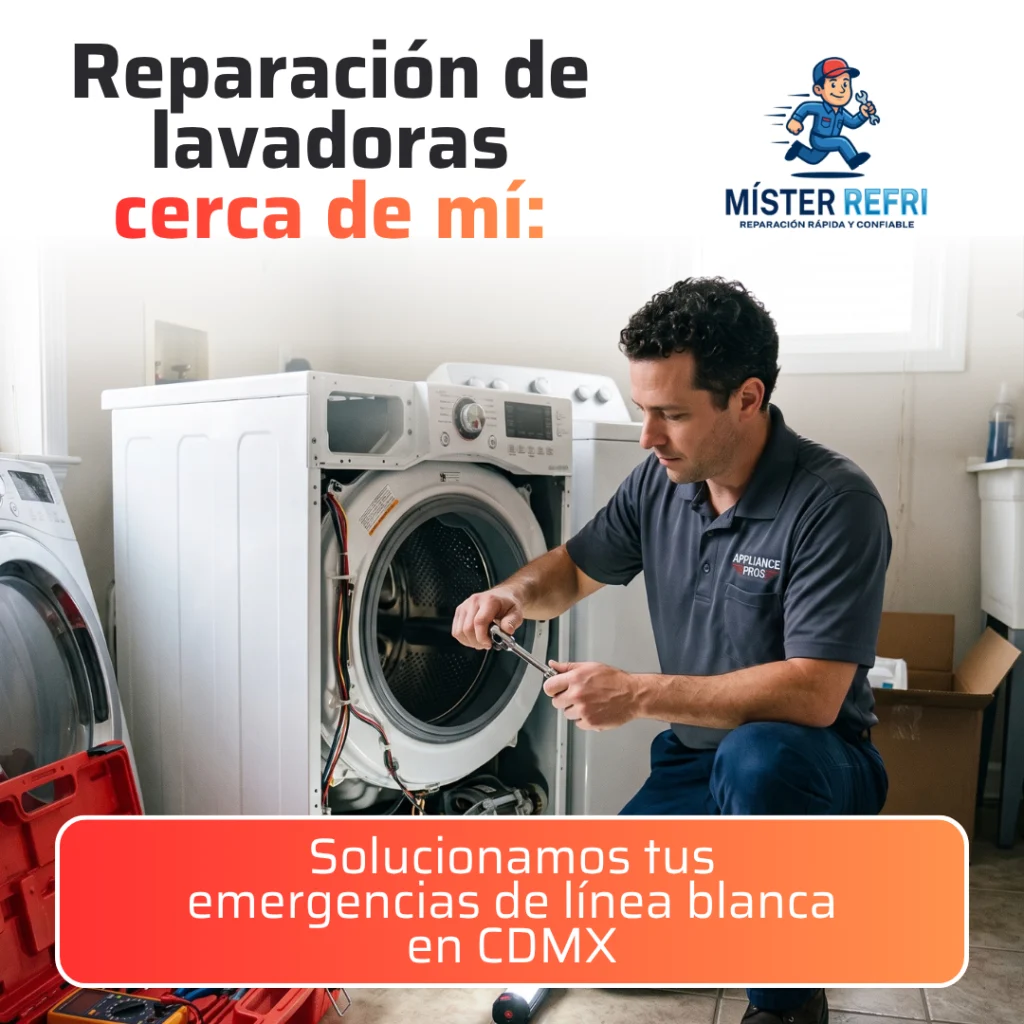 Reparación de Lavadoras Cerca de Mí en CDMX Mr. Refri